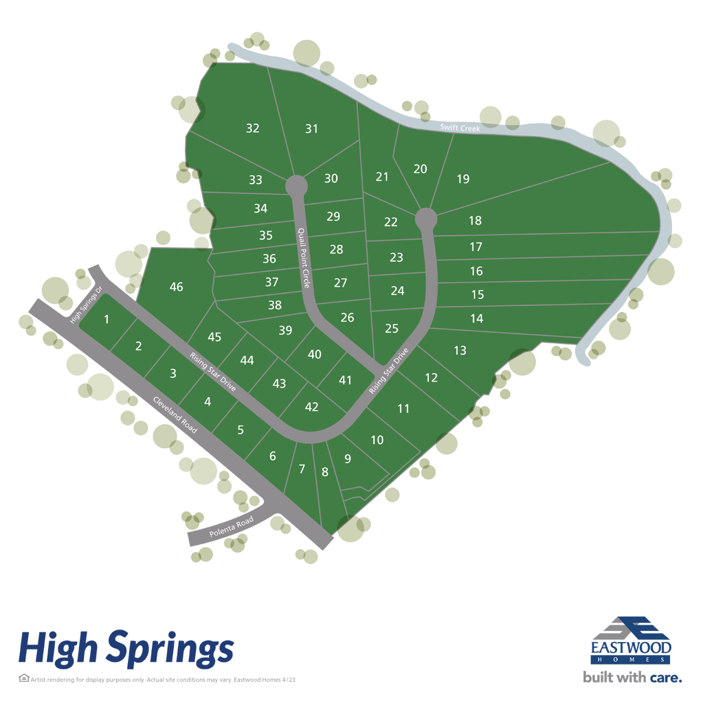 High Springs Clayton, NC Homes For Sale Eastwood Homes